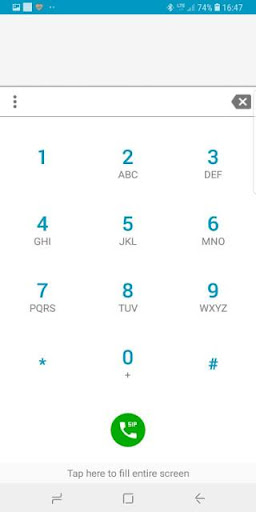 VoIP International Softphone Screen 2
