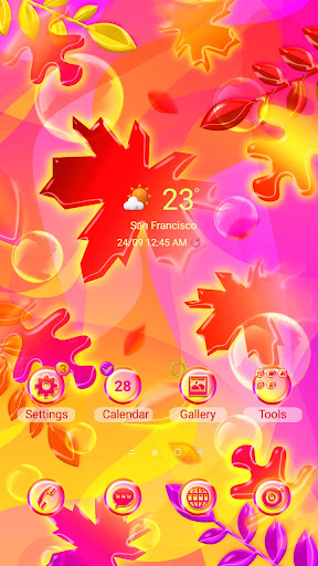 Android application ColorfulMaple Jelly- Wallpaper screenshort