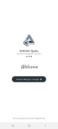 Android application Antrian Queue screenshort