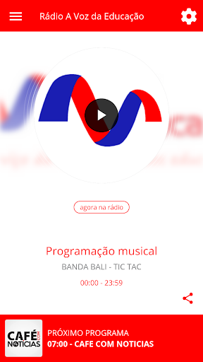 Android application Rádio A Voz da Educação screenshort