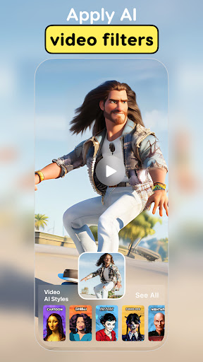 Restyle: Cartoon yourself screenshot