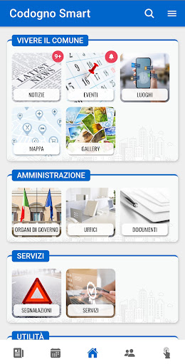 Android application Codogno Smart screenshort