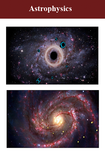 Android application Astrophysics Books screenshort