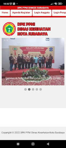 Android application DPK PPNI DINKES KOTA SURABAYA screenshort