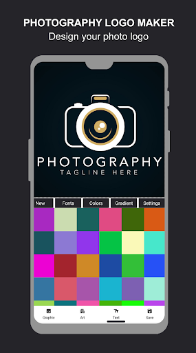 Android application Photography Logo Maker screenshort