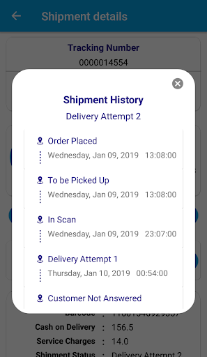 Fastline - Courier Service Screen 3