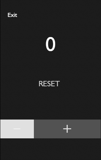 Android application Simple Clicker - Counter screenshort