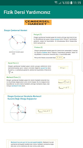 physics lesson formulas and no