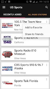 USA Sports Radio Stations