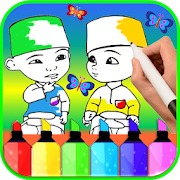 57 Coloring Upin Ipin  Latest Free