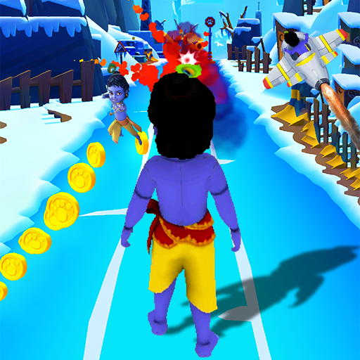 Krishna Little Boy Hero Runner logo