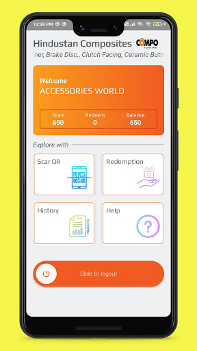 Android application Compo Mitra screenshort