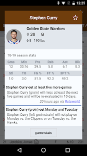Sports Alerts - NBA edition Screenshot