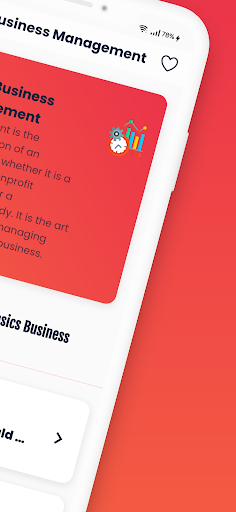 Learn Business Management Screen 2