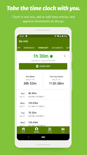 Screenshot of BambooHR