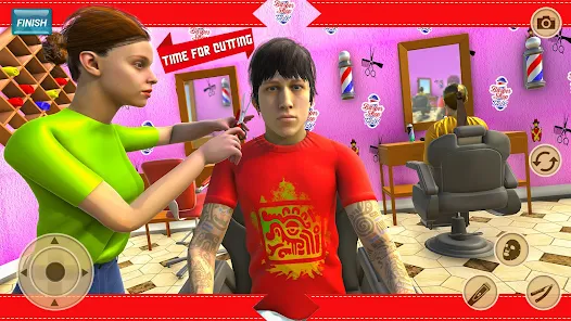 Trillion Games on X: Play as a Barber 🎮 Virtual Barber The Hair Cutting Shop  Game Download Game:  #virtual #barber #hair #cutting  #shop #BeardStyles #modern #hairdresser #barbershop #HairColor #haircut  #brushes #SanjuTrailer #