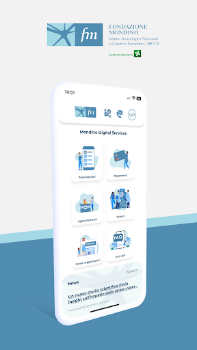 Android application Mondino Digital Services screenshort