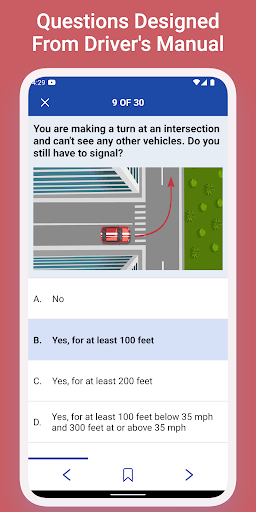 Texas DMV Driver License Test Screen 2