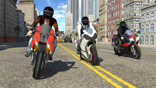 Android application Bike Attack Race Game Driving screenshort