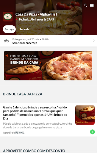 Casa da Pizza Delivery. Screen 2