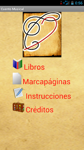 Android application Cuento Musical screenshort