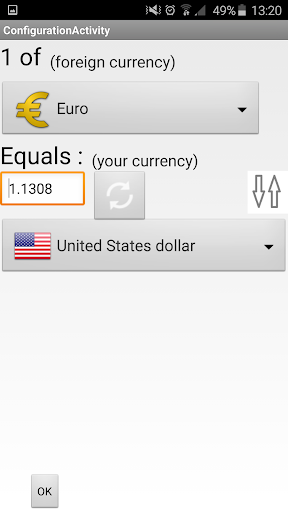 Currency Widget Screen 2