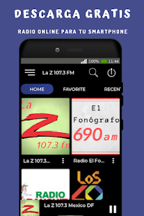 La Z 107.3  México  DF Radio FM Gratis en Vivo 1