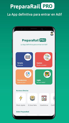 Android application PreparaRail Pro screenshort