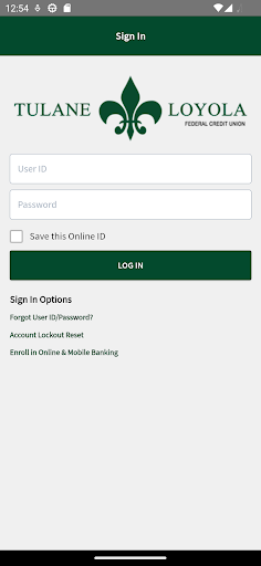Tulane-Loyola FCU Mobile Screen 2