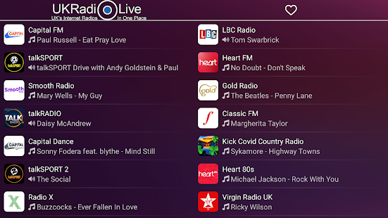 UKRadioLive - UK Live Radios Screenshot