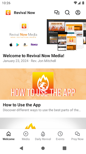 Android application Revival Now Media screenshort