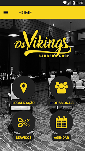 Android application Os Vikings Barbershop screenshort