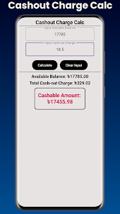 Cashout Charge Calc