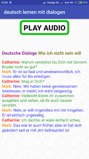 deutsch lernen durch hören A1 Screen 3