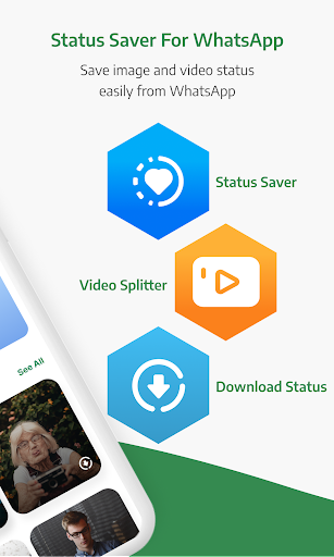 Status Saver & Video Splitter Screen 2