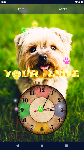 Cute Puppy Live Wallpaper Screen 2