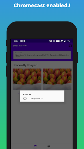 Android application Stream Flow | m3u8 Player screenshort