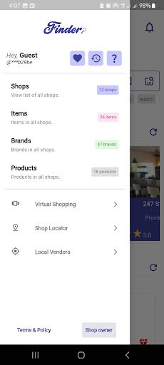 Finder - Shopping Companion Screen 2
