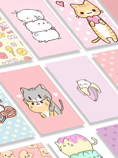 Android application Cute Kawaii Wallpapers screenshort