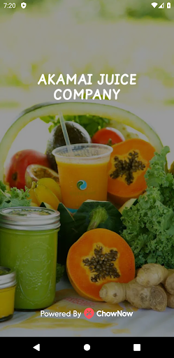 Android application Akamai Juice Company screenshort