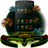 3D Neon Rotate Spinner Theme icon