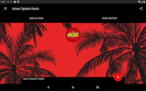 Island Splash Radio Screen 2