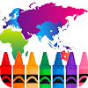 World Map : Coloring icon