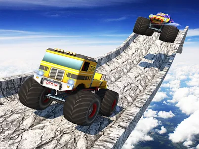 Monster Truck Car Stunt Game