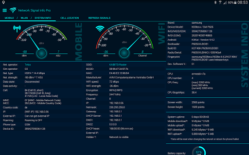 Network Signal Info Pro - Tools - apps