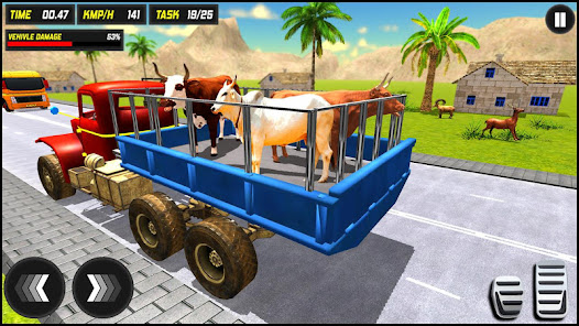 Captura de Pantalla 8 zoo Animals transport simulaci android