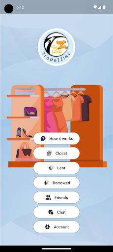 Android application Tradezzies screenshort