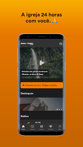 Android application Amor + Poder Church screenshort