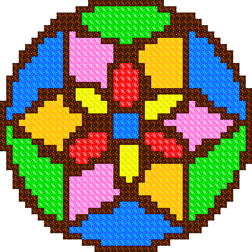 Mandala Cross Stitch Coloring 2.1 Icon