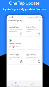 Software Update –System & Apps